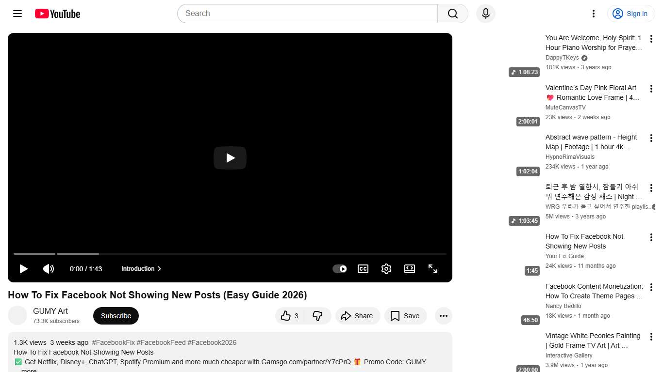 How To Fix Facebook Not Showing New Posts (Easy Guide 2026) - YouTube