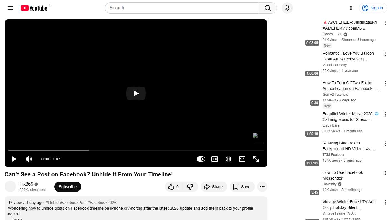 Can’t See a Post on Facebook? Unhide It From Your Timeline! - YouTube